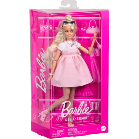 Συλλεκτική Κούκλα Barbie Deluxe Style Ξανθιά 4+