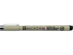 Μαρκαδόρος Σχεδίου  Sakura Pigma Micron 08 (0.5mm) Μαύρο (Μαύρο)