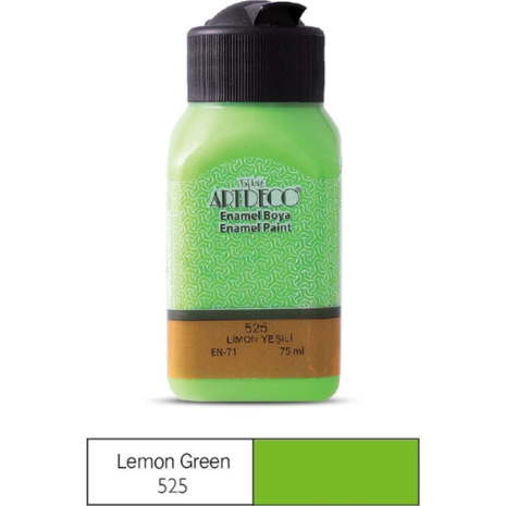 Χρώμα για Γυαλί/Κεραμικό Artdeco Enamel 75ml Lemon Green 525