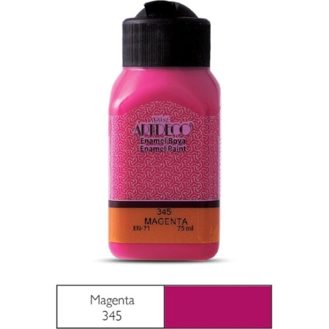 Χρώμα για Γυαλί/Κεραμικό Artdeco Enamel 75ml Magenta 345