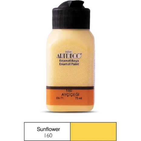 Χρώμα για Γυαλί/Κεραμικό Artdeco Enamel 75ml Sunflower 160