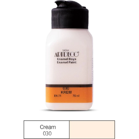 Χρώμα για Γυαλί/Κεραμικό Artdeco Enamel 75ml Cream 030