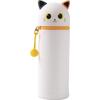 Κασετίνα σιλικόνης Cute Animals  i-Total XL2483 White Cat