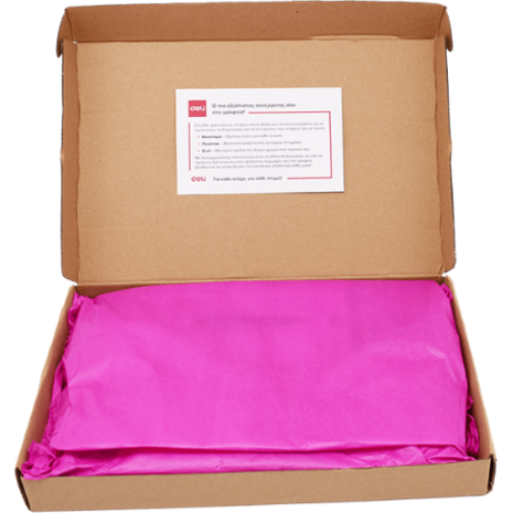Σετ οργάνωσης γραφείου Deli Office Kit Essentials 12 τεμαχίων Ροζ αποχρώσεις