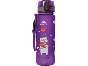 Παγούρι πλαστικό AlpinTec 500ml Purple/Cat