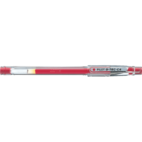 Στυλό Pilot G-Tec-C4 0.4mm κόκκινο (Κόκκινο)