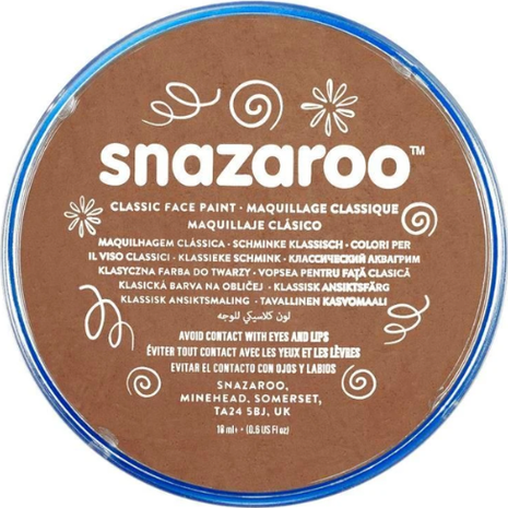 Κρέμα Snazaroo Face Painting Classic Beige Brown 18ml (Καφέ)
