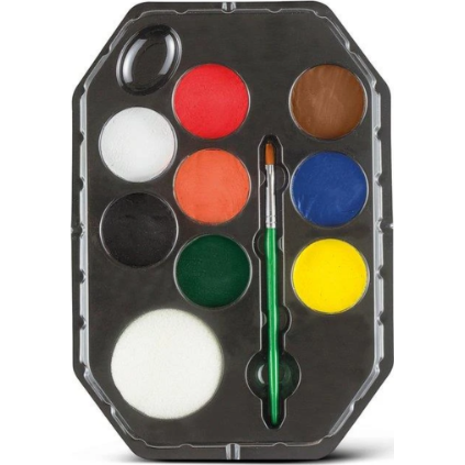 Χρώματα προσώπου Snazaroo Face Painting Adventure σετ 8 χρώματα + πινέλο