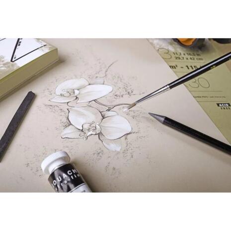 Μπλοκ Clairefontaine Mix Media PaintON Naturel 30 φύλλων A5 (14,8x21cm) 250gr