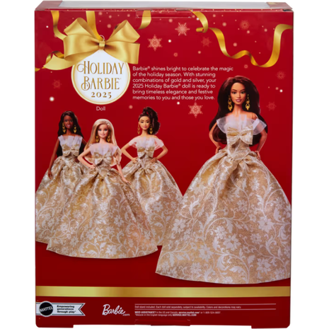 Barbie Holiday 2025 Συλλεκτική Κούκλα - Λατίνα (JBH97)
