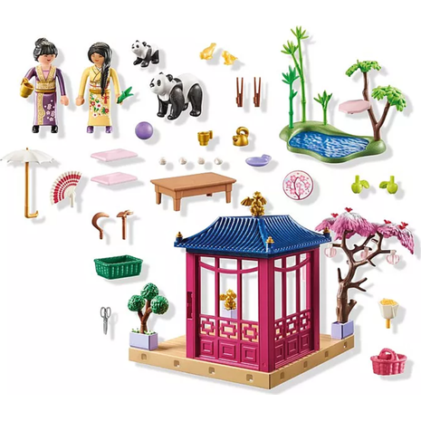 Playmobil Ασιατικός Κήπος Με Κιόσκι & Πάντα 71762