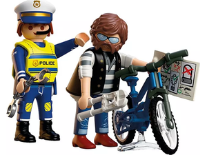 Playmobil City Action Αστυνομικός Και Κλέφτης Ποδηλάτων 72076