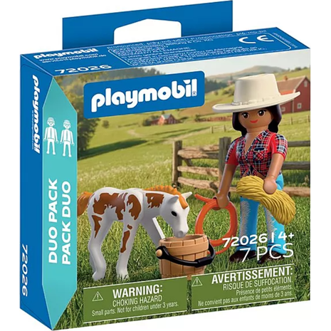 Playmobil Duo Pack Αναβάτρια Και Πουλάρι 72026