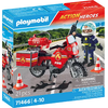 Playmobil Action Heroes Πυροσβέστης Με Μοτοσικλέτα 71466