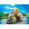 Playmobil City Life Διασώστης Με Μοτοσικλέτα 71205
