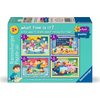 Ravensburger Τα Πρώτα μου Παζλ Ώρες της Ημέρας 4 σε 1