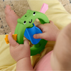 Fisher-Price Κουδουνίστρες Ζωάκια - Πράσινο Βατραχάκι JKW53 / JKW55