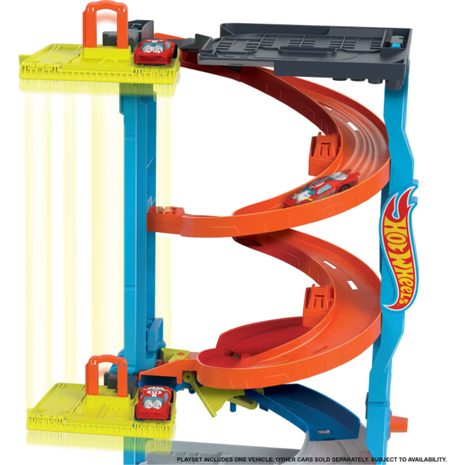 Hot Wheels City Track Set With 1 Car, 2-In-1 Πύργος Ταχύτητας 2 Σε 1 (HKX43)