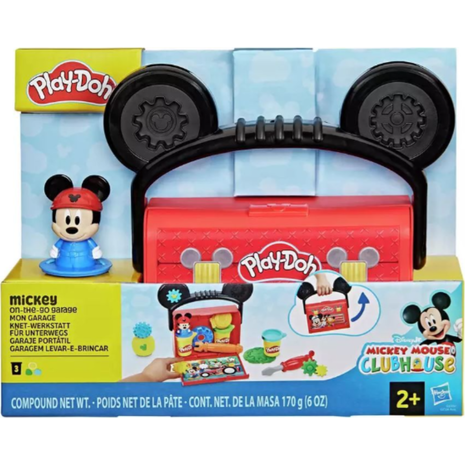 Hasbro Play-Doh Junior On-the-go Garage Mickey Mouse Playset G3109