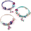 Make It Real Jewellery Making Sets For Children, Halo Charms Bracelets True Blue 1721