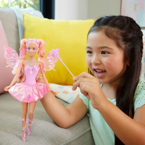 Κούκλα Barbie Νεράιδα Μαγική Μεταμόρφωση 3+