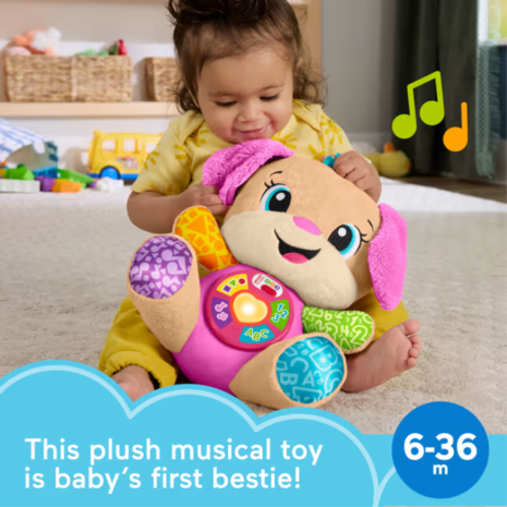 Fisher-Price Smart Stages Παίζω & Μαθαίνω Εκπαιδευτικό Σκυλάκι Ροζ