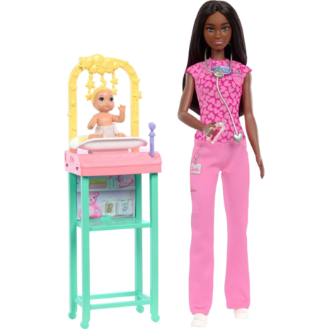 Κούκλα Barbie Παιδίατρος 3+ Ετών
