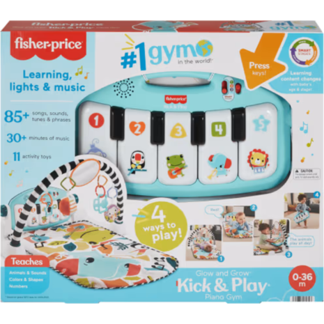 Fisher Price Εκπαιδευτικό Γυμναστήριο Μουσικό Πιανάκι