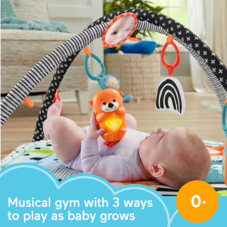 Fisher Price Μουσικό Γυμναστήριο 3 Σε 1