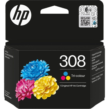 Μελάνι εκτυπωτή HP Νο308 Tri-Color 7FP20UE 120pgs Envy 6110/6120/6130/6520/6530