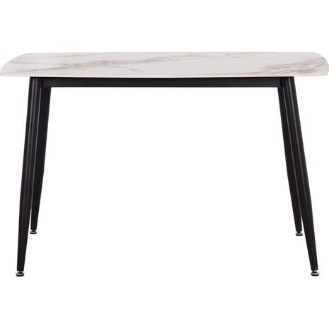 ΤΡΑΠΕΖΙ RAVEN HM9854.04 ΚΕΡΑΜΙΚΟ TOP ΜΕ ΟΨΗ ΜΑΡΜΑΡΟΥ τ.CALACATTA 120x70x73Υεκ.