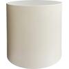 ΤΡΑΠΕΖΙ ΒΟΗΘΗΤΙΚΟ ΣΤΡΟΓΓΥΛΟ KYOKO HM6592.02 ΜΠΕΖ FIBER CEMENT Φ40x43Υεκ.