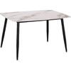 ΤΡΑΠΕΖΙ RAVEN HM9854.04 ΚΕΡΑΜΙΚΟ TOP ΜΕ ΟΨΗ ΜΑΡΜΑΡΟΥ τ.CALACATTA 120x70x73Υεκ.
