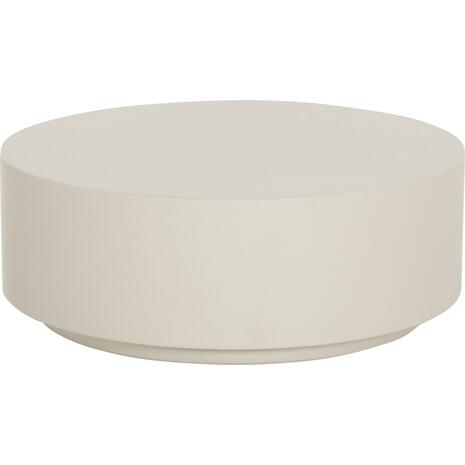 ΤΡΑΠΕΖΙ ΜΕΣΗΣ ΣΤΡΟΓΓΥΛΟ KYOKO HM6579.02 ΜΠΕΖ FIBER CEMENT Φ90x34Υεκ.