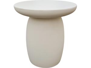 ΤΡΑΠΕΖΙ ΒΟΗΘΗΤΙΚΟ ΣΤΡΟΓΓΥΛΟ HIKARI HM6593.02 ΜΠΕΖ FIBER CEMENT Φ46x48Υεκ.