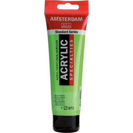 Ακρυλικό χρώμα Talens Amsterdam Standard 120ml 672 Reflex Green