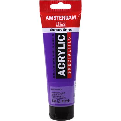 Ακρυλικό χρώμα Talens Amsterdam 120ml Metallic Violet (835)