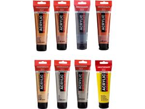 Ακρυλικό χρώμα Talens Amsterdam 120ml Metallic (διάφορα χρώματα)