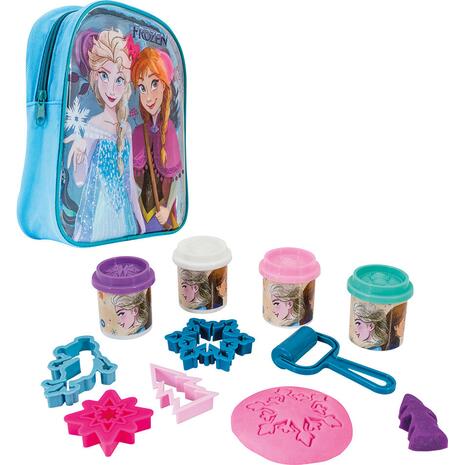 Πλαστελίνη Disney Frozen Τσαντάκι Με 4 Βαζάκια Και 5 Εργαλεία 200g