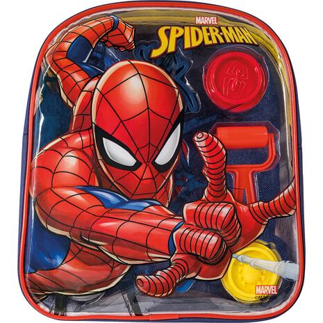 Πλαστελίνη Disney Spiderman Τσαντάκι Με 4 Βαζάκια Και 5 Εργαλεία 200g