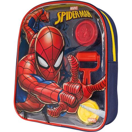 Πλαστελίνη Disney Spiderman Τσαντάκι Με 4 Βαζάκια Και 5 Εργαλεία 200g