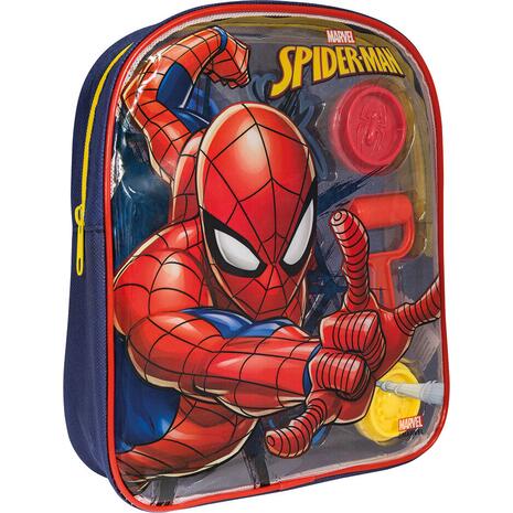 Πλαστελίνη Disney Spiderman Τσαντάκι Με 4 Βαζάκια Και 5 Εργαλεία 200g