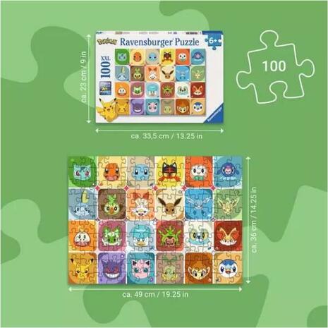Παζλ 100XXL τεμαχίων Pokemon