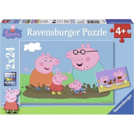 Παζλ 2x24 τεμαχίων Ravensburger Peppa the Pig