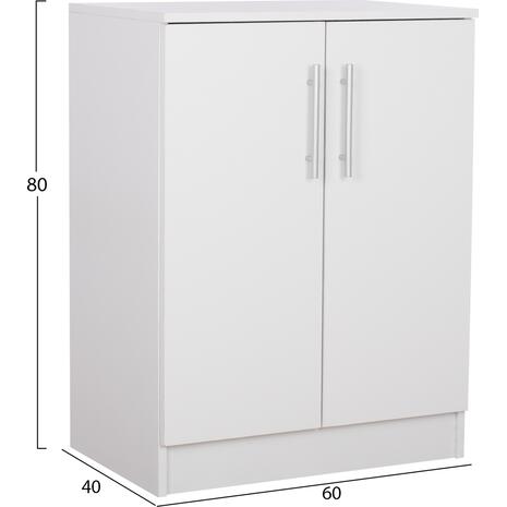ΠΑΠΟΥΤΣΟΘΗΚΗ ΝΤΟΥΛΑΠΙ EMERIE HM2206.05 ΜΕΛΑΜΙΝΗ ΛΕΥΚΗ 60x40x80Υεκ.