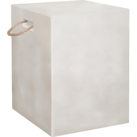 ΣΚΑΜΠΟ ΤΕΤΡΑΓΩΝΟ FIBER CEMENT ΜΕ ΧΕΡΟΥΛΙΑ ZAK HM6581.02 ΣΕ ΜΠΕΖ 36x36x45,5Υεκ