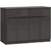 ΜΠΟΥΦΕΣ JOLENE HM2234.01 2 ΣΥΡΤΑΡΙΑ & 4 ΠΟΡΤΕΣ ZEBRANO 120X40X80εκ.