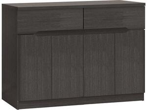 ΜΠΟΥΦΕΣ JOLENE HM2234.01 2 ΣΥΡΤΑΡΙΑ & 4 ΠΟΡΤΕΣ ZEBRANO 120X40X80εκ.