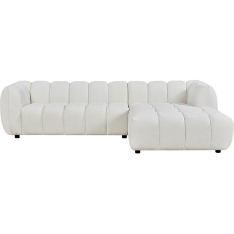 ΚΑΝΑΠΕΣ ΓΩΝΙΑ (ΔΕΞΙΑ) LYKKE HM3326.02R ΕΚΡΟΥ ΥΦΑΣΜΑ 280x89-165(η γωνία)x70Υεκ