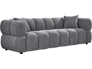 ΚΑΝΑΠΕΣ 3-ΘΕΣΙΟΣ NORIKA HM3331.01 ΓΚΡΙ ΥΦΑΣΜΑ 220x88x85Υεκ.